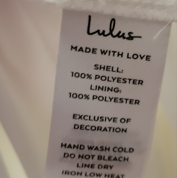 Women’s Lulus Brilliant Bliss White Rhinestone One-Shoulder Tulip L Mini Dress - Picture 12 of 12